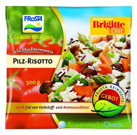 Foto von Frosta Gemüse Mahlzeit Brigitte-Diät Pilz-Risotto 