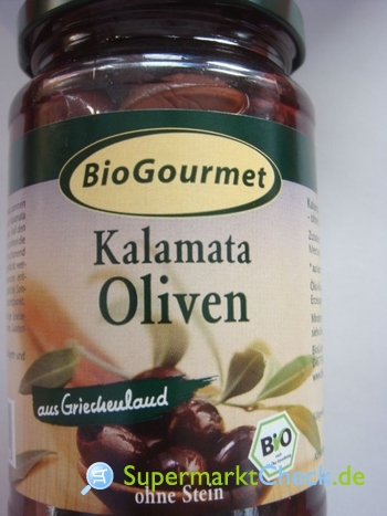 Foto von Bio Gourmet Kalamata Oliven schwarz