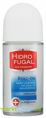 Foto von Hidro Fugal Anti-Transpirant Roll-on
