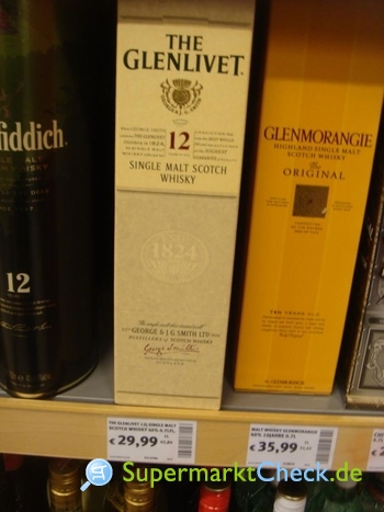 Foto von The Glenlivet  Scotch Whiskey 12 years  