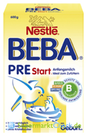Foto von Nestle Beba PRE Start Anfangsmilch