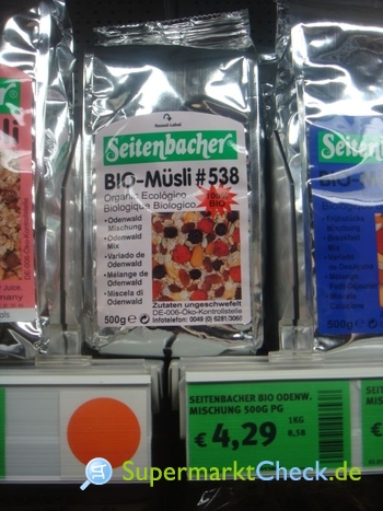 Foto von Seitenbacher Bio Müsli 538