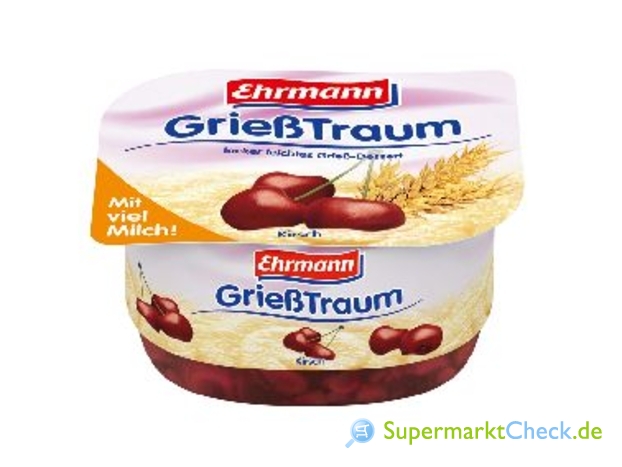 Ehrmann Grieß Traum Kirsch: Preis, Angebote, Kalorien &amp; Nutri-Score
