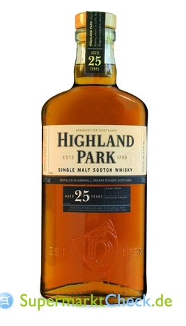 Foto von Highland Park 25 Jahre Whisky 